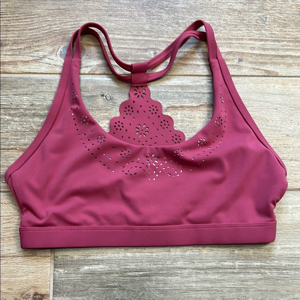 Lorna Jane Pink Seamless Sports Bra Support